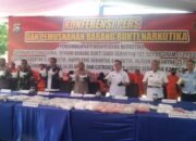 6,6 Juta Jiwa Terselamatkan, Polda Riau Ungkap Kasus Narkoba Bernilai Ratusan Miliar
