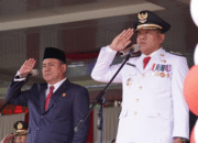 Suhardiman Amby Pimpin Upacara HUT ke-80 RI di Lapangan Limuno