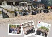Polres Rohul Sukses Amankan Aksi Unjuk Rasa Aliansi Mahasiswa di Kantor DPRD
