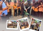 Satu Pohon Sejuta Harapan, Polsek Kunto Darussalam Hijaukan SDN 002