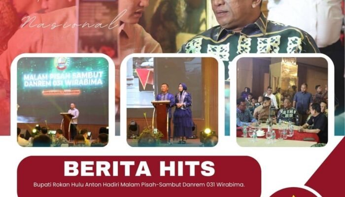 Bupati Rokan Hulu Hadiri Malam Pisah-Sambut Danrem 031 Wirabima