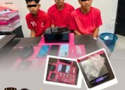 Miliki 5,62 Gram Sabu, Polres Rokan Hulu Tangkap Tiga Pemuda Bangun Jaya