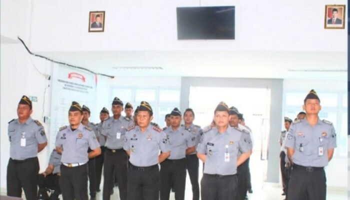 Lapas Narkotika Rumbai Ikuti Apel Virtual Bersama Kemenko Polhukam