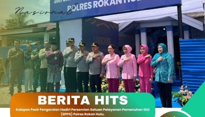 Kalapas Pasir Pengaraian Hadiri Peresmian Satuan Pelayanan Pemenuhan Gizi (SPPG) Polres Rokan Hulu