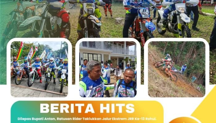 Dilepas Bupati Anton, Ratusan Rider Taklukkan Jalur Ekstrem JRR Ke-13 Rohul