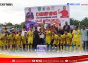 Wabup Syafaruddin Poti Hadiri Laga Final Turnamen Mini Soccer Fajar Muda Cup III