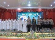Isra Mi’raj di Polres Kampar, Kapolres Ajak Personel Tingkatkan Ketakwaan, Berikan Kepedulian Sosial