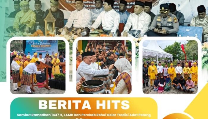 Sambut Ramadhan 1447 H, LAMR Dan Pemkab Rohul Gelar Tradisi Adat Potang Bolimau