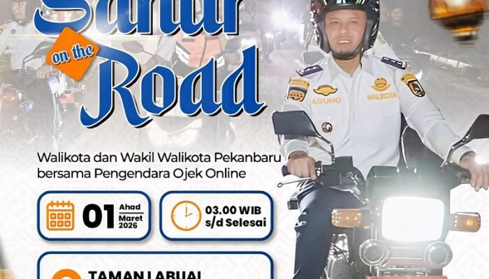 Walikota Pekanbaru akan Sahur On The Road dengan 1.500 Driver Ojol