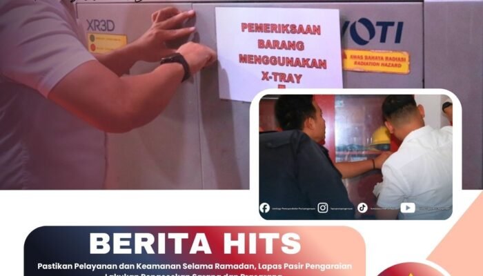 Pastikan Pelayanan dan Keamanan Selama Ramadhan, Lapas Pasir Pengaraian Lakukan Pengecekan Sarana dan Prasarana