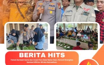 Polsek Rambah Samo dan Insan Pers Gelar Bakar Ikan, Pererat Sinergitas Sambut HPN ke-80 dan Ramadhan