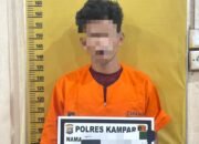 Polres Kampar Tangkap Pelaku Pencabulan, Masuk Rumah Korban Melalui Jendela