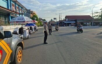 Polsek Siak Intensifkan Patroli Pasar Ramadhan, Warga Merasa Aman dan Nyaman