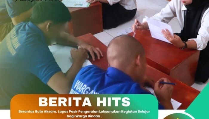 Berantas Buta Aksara, Lapas Pasir Pengaraian Laksanakan Kegiatan Belajar bagi Warga Binaan