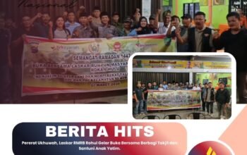 Pererat Ukhuwah, Laskar RMRB Rohul Gelar Buka Bersama Berbagi Takjil dan Santuni Anak Yatim