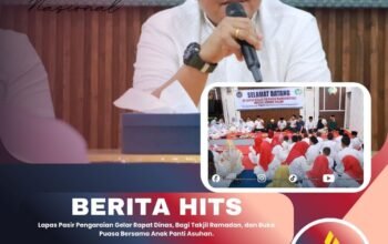 Lapas Pasir Pengaraian Gelar Rapat Dinas, Bagi Takjil Ramadhan, dan Buka Puasa Bersama Anak Panti Asuhan