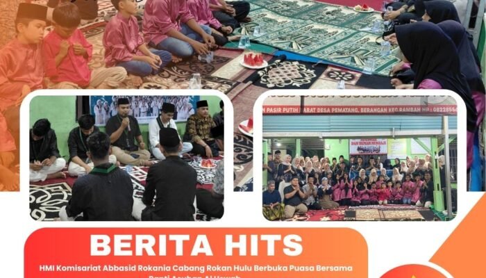 HMI Komisariat Abbasid Rokania Cabang Rokan Hulu Berbuka Puasa Bersama Panti Asuhan Al Uswah