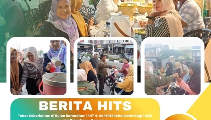 Tebar Keberkahan di Bulan Ramadhan 1447 H, AKPERSI Rohul Gelar Bagi Takjil dan Buka Puasa Bersama