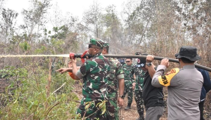 Danrem 031/WB Tekankan Sinergi, Penanganan Karhutla Dumai Butuh Kolaborasi Semua Pihak