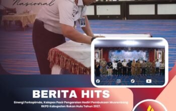 Sinergi Forkopimda, Kalapas Pasir Pengaraian Hadiri Pembukaan Musrenbang RKPD Kabupaten Rokan Hulu Tahun 2027