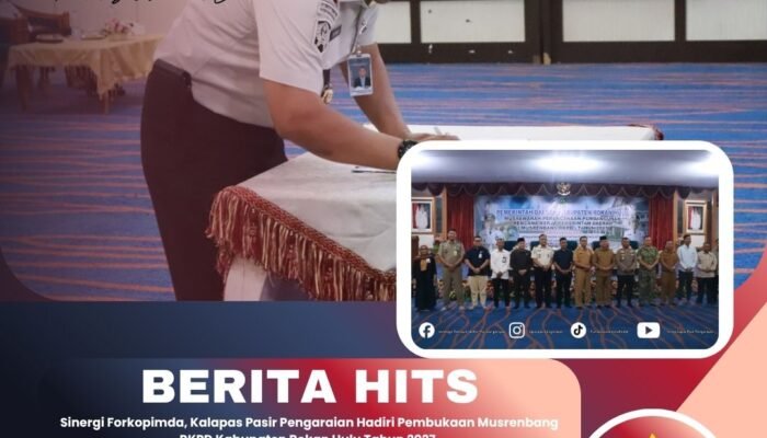 Sinergi Forkopimda, Kalapas Pasir Pengaraian Hadiri Pembukaan Musrenbang RKPD Kabupaten Rokan Hulu Tahun 2027