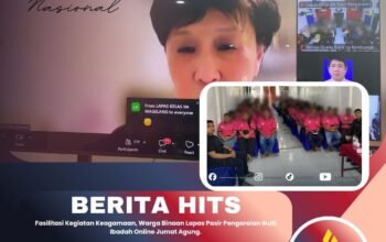 Fasilitasi Kegiatan Keagamaan, Warga Binaan Lapas Pasir Pengaraian Ikuti Ibadah Online Jumat Agung