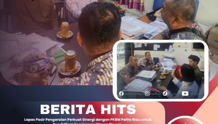 Lapas Pasir Pengaraian Perkuat Sinergi dengan PKBM Pelita Riau untuk Pendidikan Kesetaraan Warga Binaan