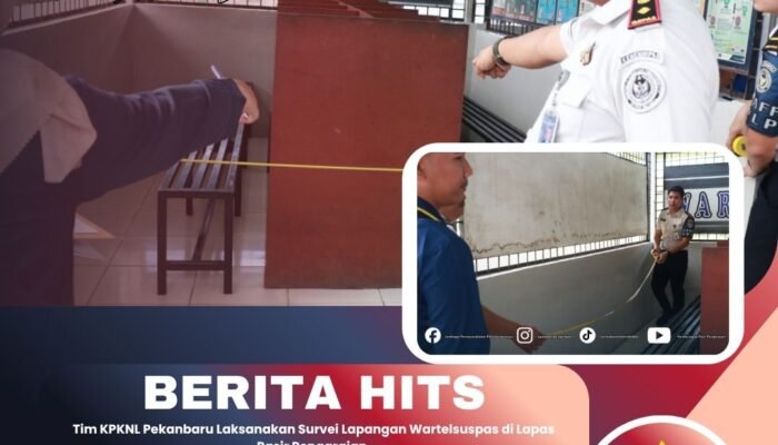 Tim KPKNL Pekanbaru Laksanakan Survei Lapangan Wartelsuspas di Lapas Pasir Pengaraian