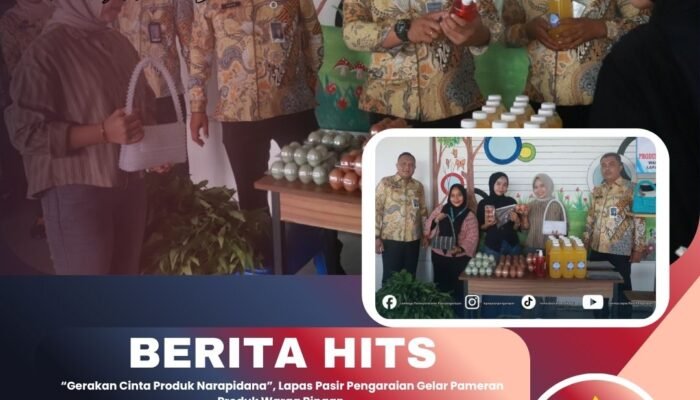 “Gerakan Cinta Produk Narapidana”, Lapas Pasir Pengaraian Gelar Pameran Produk Warga Binaan