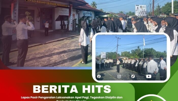 Lapas Pasir Pengaraian Laksanakan Apel Pagi, Tegaskan Disiplin dan Peningkatan Kinerja