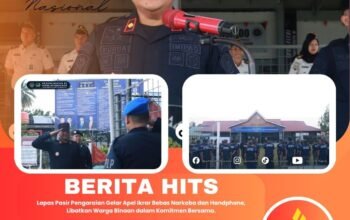 Lapas Pasir Pengaraian Gelar Apel Ikrar Bebas Narkoba dan Handphone, Libatkan Warga Binaan dalam Komitmen Bersama