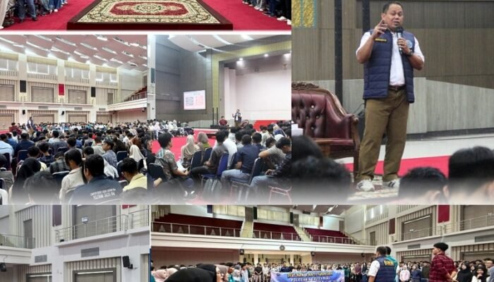 Kepala BNNK Pekanbaru Edukasi 500 Mahasiswa PCR, Ajak Wujudkan Kota Bersih Narkoba