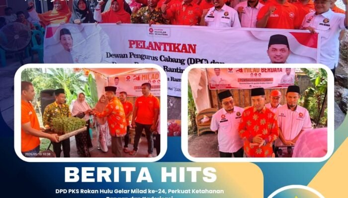 DPD PKS Rokan Hulu Gelar Milad ke-24, Perkuat Ketahanan Pangan dan Kaderisasi