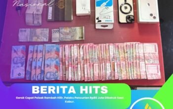 Gerak Cepat Polsek Rambah Hilir, Pelaku Pencurian Rp80 Juta Dibekuk Saat Kabur