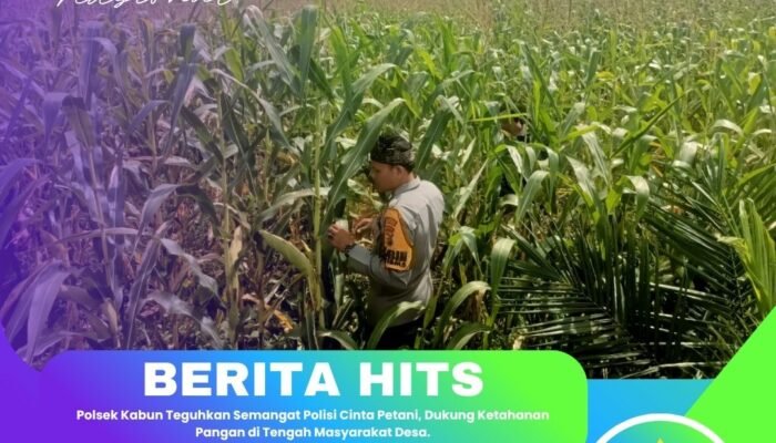 Polsek Kabun Teguhkan Semangat Polisi Cinta Petani, Dukung Ketahanan Pangan di Tengah Masyarakat Desa