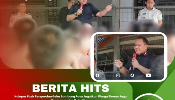 Kalapas Pasir Pengaraian Gelar Sambung Rasa, Ingatkan Warga Binaan Jaga Keamanan dan Ketertiban