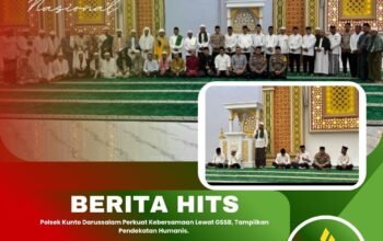 Polsek Kunto Darussalam Perkuat Kebersamaan Lewat GSSB, Tampilkan Pendekatan Humanis