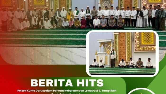 Polsek Kunto Darussalam Perkuat Kebersamaan Lewat GSSB, Tampilkan Pendekatan Humanis