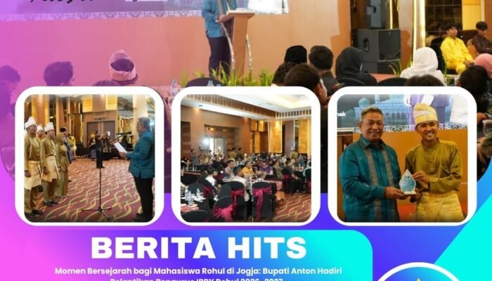 Momen Bersejarah bagi Mahasiswa Rohul di Jogja: Bupati Anton Hadiri Pelantikan Pengurus IPRY Rohul 2026-2027