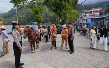 Antisipasi Lonjakan Wisatawan, Polisi Intensifkan Patroli di Telaga Sarangan Pada Idul Adha 2026