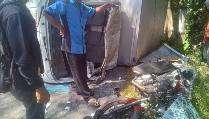 Tabrakan Beruntun di Kawedanan Magetan, Nyawa Pengendara Vixion Tak Tertolong di Tengah Dentuman Maut