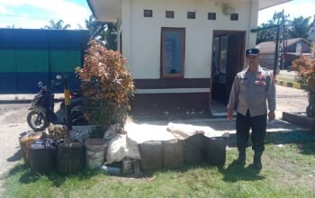 Polsek Rambah Hilir Pastikan Solar yang Digunakan PT ISB Berstatus BBM Industri