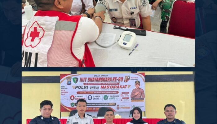 Lapas Pasir Pengaraian Ikuti Donor Darah HUT Bhayangkara ke-80, Perkuat Sinergi Kemanusiaan