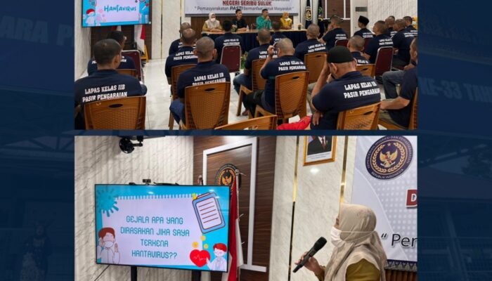 Lapas Pasir Pangarayan Gandeng Puskesmas Rambah Sosialisasikan Pencegahan Hantavirus kepada Warga Binaan