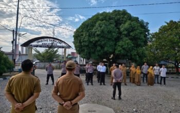 Polsek Kunto Darussalam Perkuat Sinergi dengan Masyarakat Melalui Apel Sabuk Kamtibmas