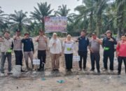 Dukung Program Ketahanan Pangan, Polsek Tambusai Utara Hadiri Penanaman Jagung Kuartal III di Desa Rantau Sakti