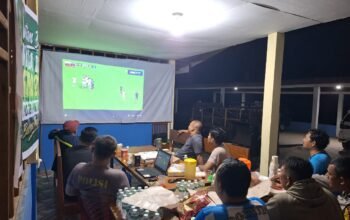 Polsek Rambah Hilir Gelar Nobar Piala Dunia FIFA 2026, Perkuat Sinergi dengan Masyarakat