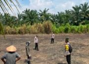 Polsek Rambah Cek Kesiapan Lahan Jagung Monokultur di Bangun Purba Timur Jaya, Optimalkan Lahan Produktif untuk Dukung Swasembada Pangan Nasional