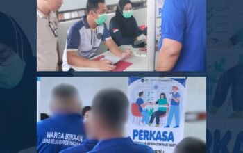 (PERKASA) Pemeriksaan Kesehatan Hari Sabtu, Lapas Pasir Pengaraian Terus Pantau Kesehatan Warga Binaan