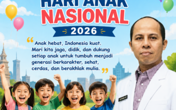 Peringatan Hari Anak Nasional 2026, Direktur RSUD Kota Madiun Ajak Wujudkan Generasi Sehat dan Bahagia